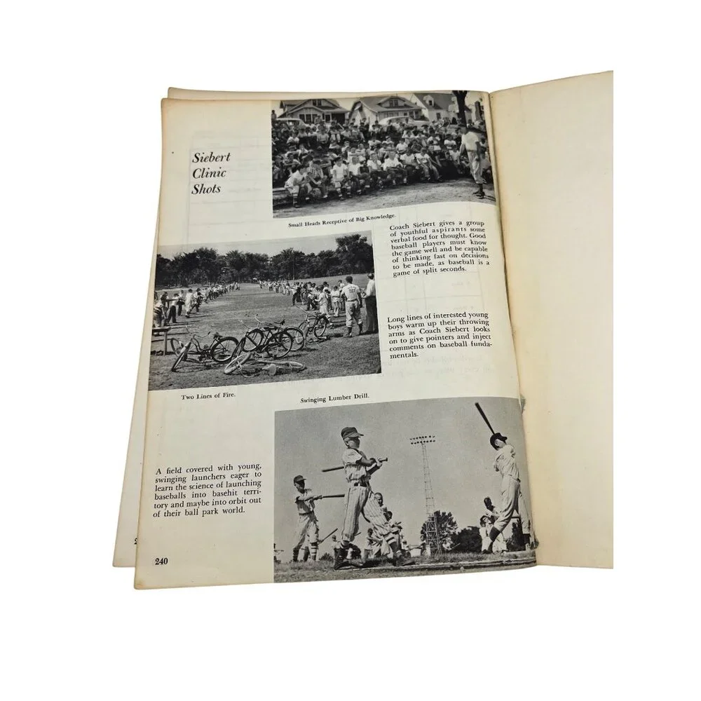 1961 Learning How Baseball Dick Siebert Vintage Instructional Book 500+ Photos - Picture 9 of 9